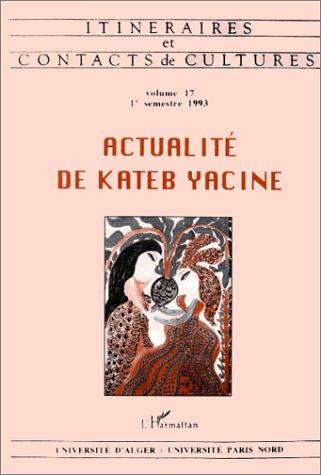 Cover for Actualité de Kateb Yacine