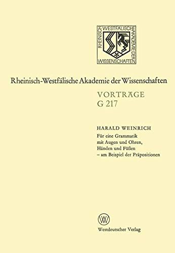 Cover for Für eine Grammatik mit Augen und Ohren, Händen und Füßen ― am Beispiel der Präpositionen