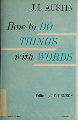 Cover for How to Do Things with Words