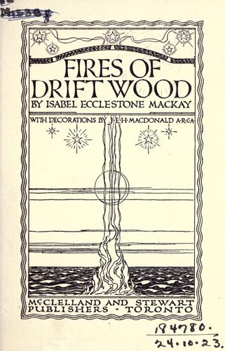 Cover for Fires of driftwood