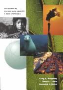 Cover for Environment, energy, and society