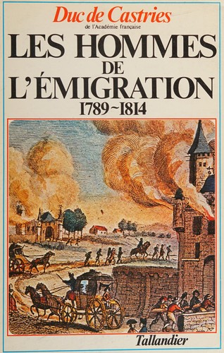 Cover for Les hommes de l'émigration, 1789-1814