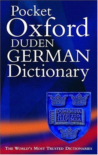 Cover for The pocket Oxford-Duden German dictionary