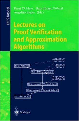 Cover for Lectures on proof verification and approximation algorithms