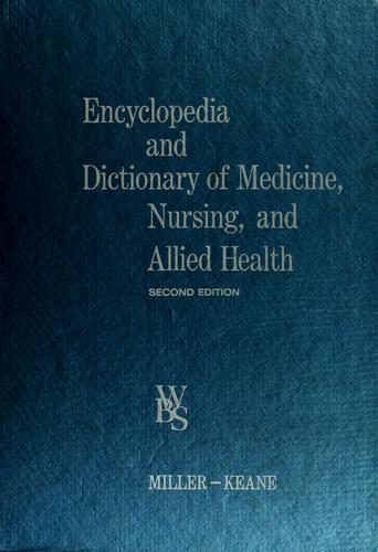 Cover for Encyclopedia and dictionary of medicine, nursing and allied health