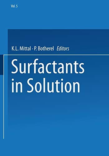 Cover for Surfactants in Solution