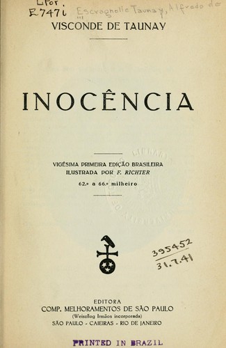 Cover for Innôcencia