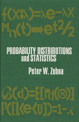 Cover for Probability distributions and statistics
