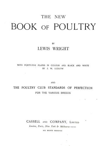 Cover for The new book of poultry