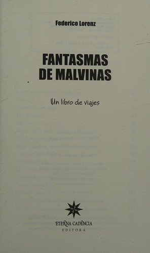 Cover for Fantasmas de Malvinas