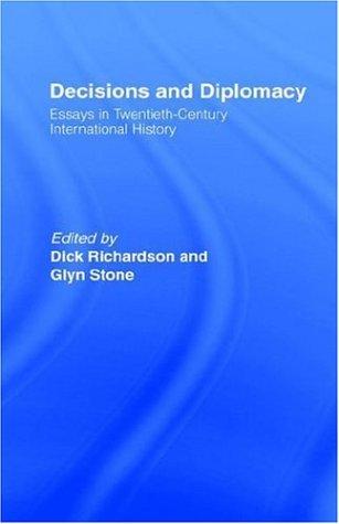Cover for Decisions and diplomacy
