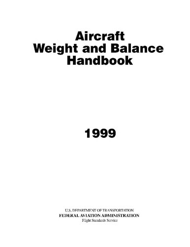 Cover for Aircraft weight and balance handbook
