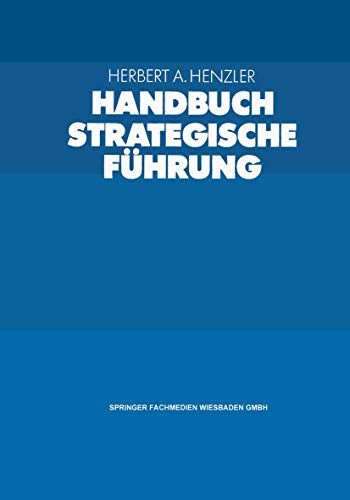 Cover for Handbuch Strategische Führung