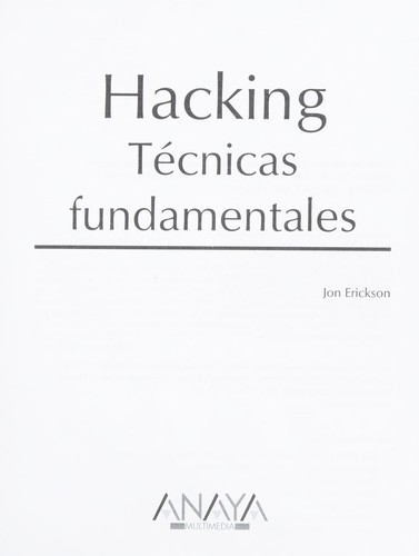 Cover for Hacking