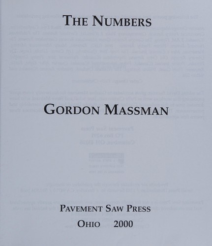 Cover for The Numbers