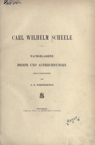 Cover for Nachgelassene Briefe und Aufzeichnungen, hrsg. von A.E. Nordenskiöld.