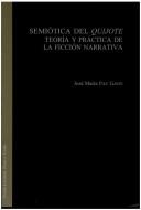 Cover for Semiótica del Quijote