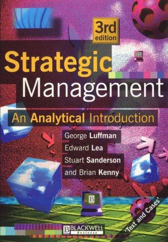 Cover for Strategic management