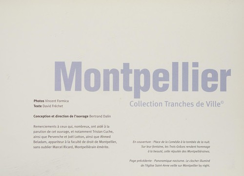 Cover for Montpellier