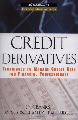 Cover for Credit Derivatives (Mcgraw-Hill Financial Education)