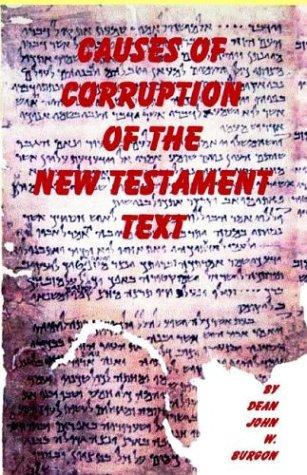 Cover for Causes of Corruption of the New Testament Text