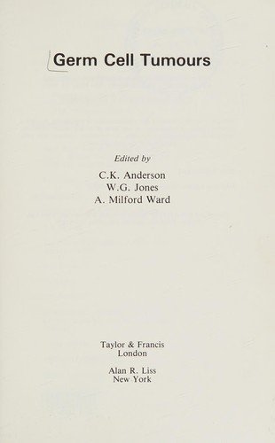 Cover for Germ Cell Tumors