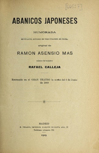 Cover for Abanicos japoneses