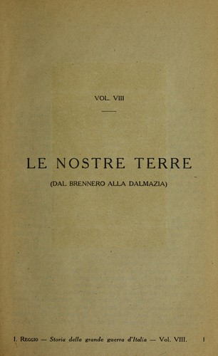 Cover for Storia della grande guerra d'Italia