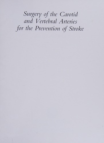 Cover for Surgery of the carotid and vertebral arteries