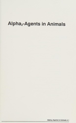 Cover for Alpha₂-agents in animals
