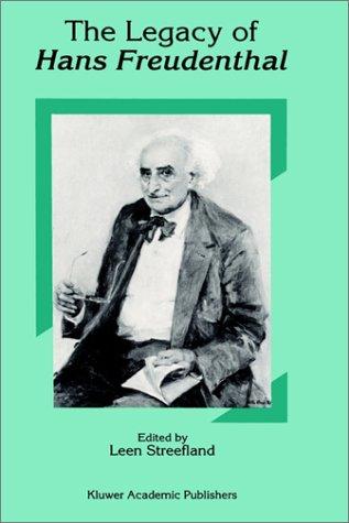 Cover for The Legacy of Hans Freudenthal