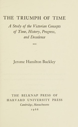 Cover for The Triumph of Time