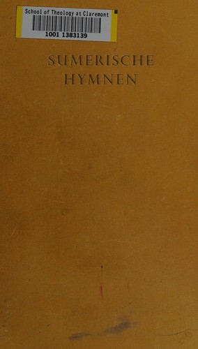 Cover for Sumerische und akkadische Hymnen und Gebete