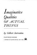 Cover for Imaginative qualities of actual things