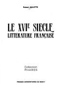 Cover for Le XVIe siècle