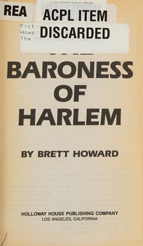 Cover for The Baroness of Harlem