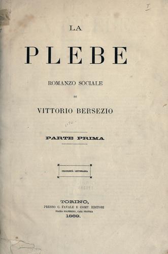 Cover for La plebe