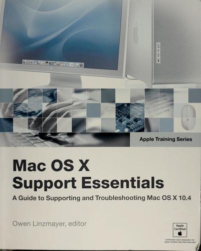 Cover for Mac OS X support essentials