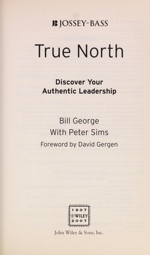 Cover for True north