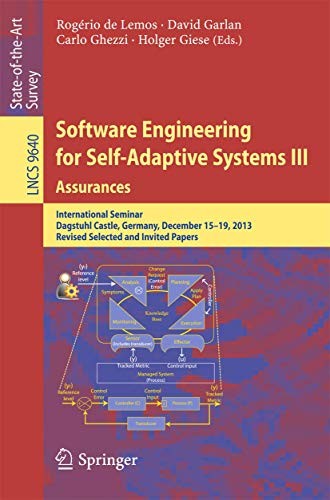 Cover for Software Engineering for Self-Adaptive Systems III. Assurances