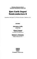 Cover for Rare Earth Doped Semiconductors II