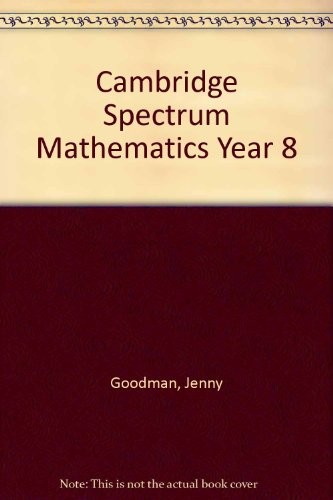 Cover for Cambridge Spectrum Mathematics Year 8 Digital