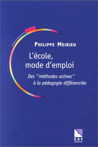Cover for L'École, mode d'emploi