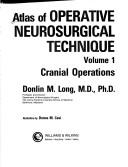 Cover for Atlas of operative neurosurgical technique