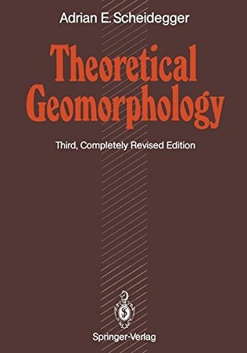 Cover for Theoretical Geomorphology