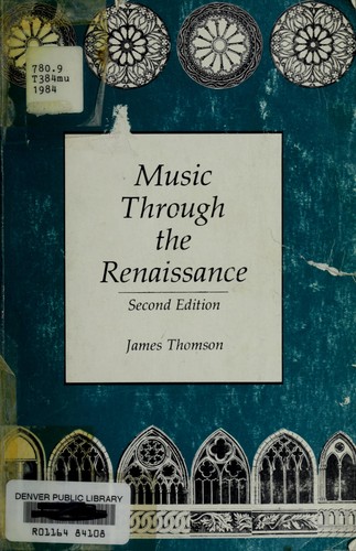 Cover for Music through the Renaissance