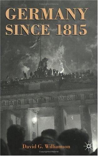 Cover for Germany Since 1815