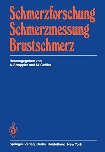 Cover for Schmerzforschung Schmerzmessung Brustschmerz