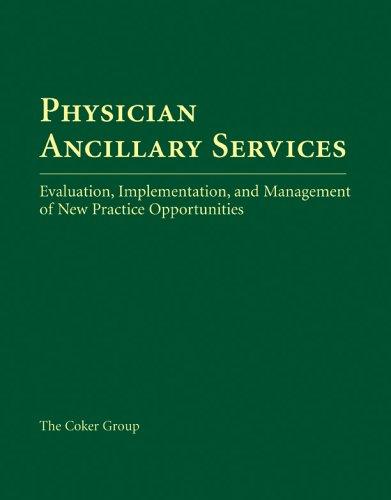 Cover for Physician Ancillary Services