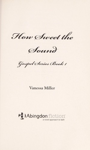 Cover for How sweet the sound
